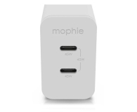 Mophie Gan Charger ładowarka sieciowa 45W 2xUSB-C (biała) - 1239681 - zdjęcie 2
